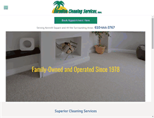 Tablet Screenshot of paradisecleaningservicesinc.com